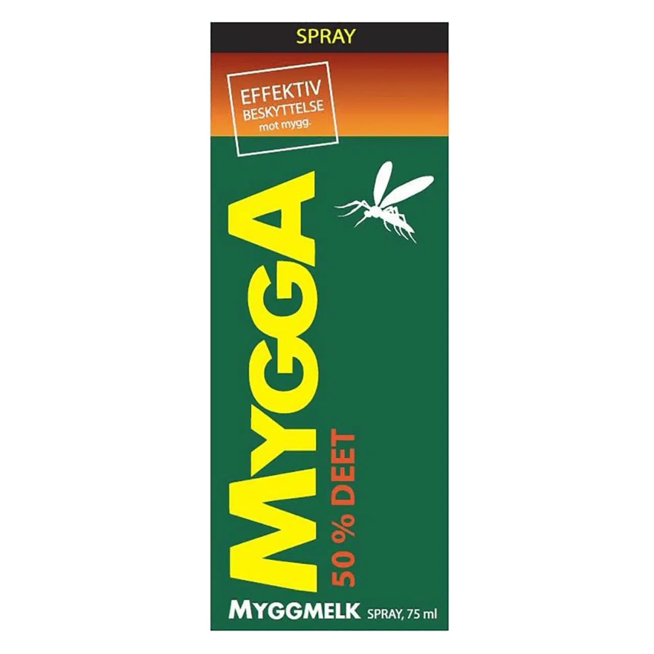 Mygga Myggmelk Spray 75ml 50% Dee 3 Mygga Myggmelk Spray 75ml 50% Dee