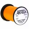 Semperfli Wax Thread #3/0 -Fluefiske Salg Classic Waxed Thread 30 Fl Orange 886741000659