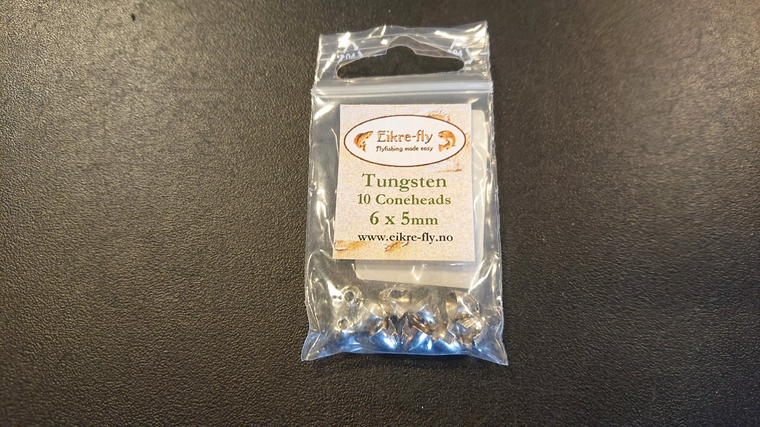 Tungsten Coneheads 6x5mm 10stk – Silver 3 Tungsten Coneheads 6x5mm 10stk – Silver