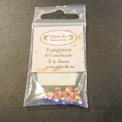 Tungsten Coneheads 5x4mm 10x