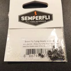 Semperfli Brass Tying Beads 3mm