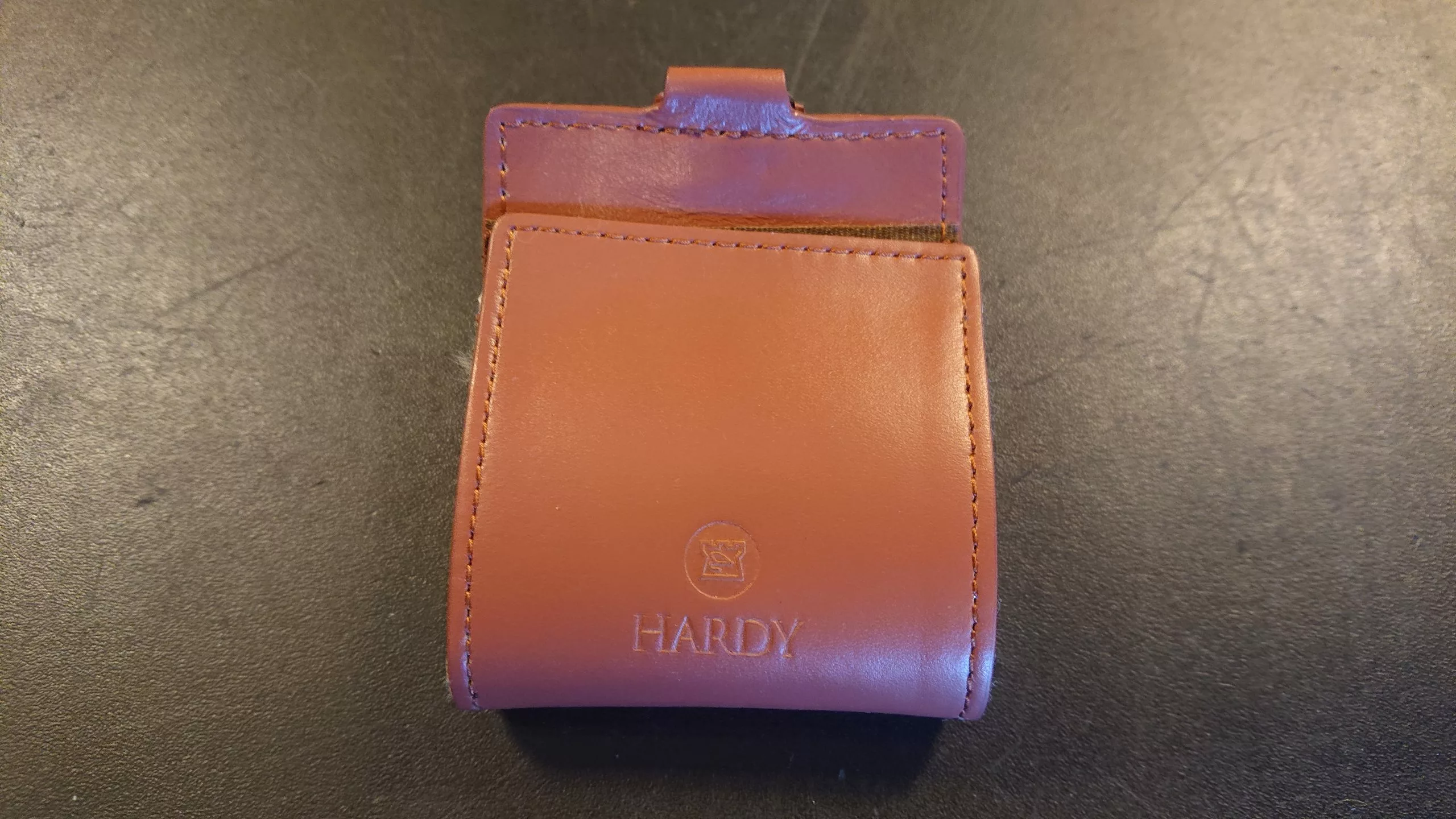 Hardy Leather Double Fly Patch 3 Hardy Leather Double Fly Patch