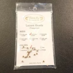 Lucent Beads Tungsten Coffee 20stk – 2,0mm
