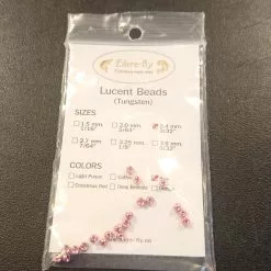 Lucent Beads Tungsten Pink 20stk