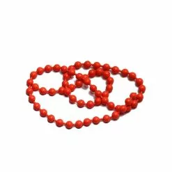 Beadchain Eyes Fl. Orange