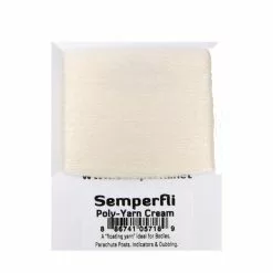 Semperfli Poly Yarn -Fluefiske Salg Poly Yarn Cream CPYN000CRM 886741057189